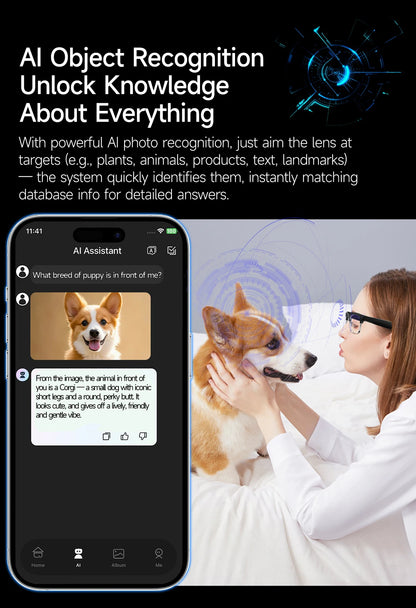 The Buzzy AI Smart Glasses. - By Hi Wego