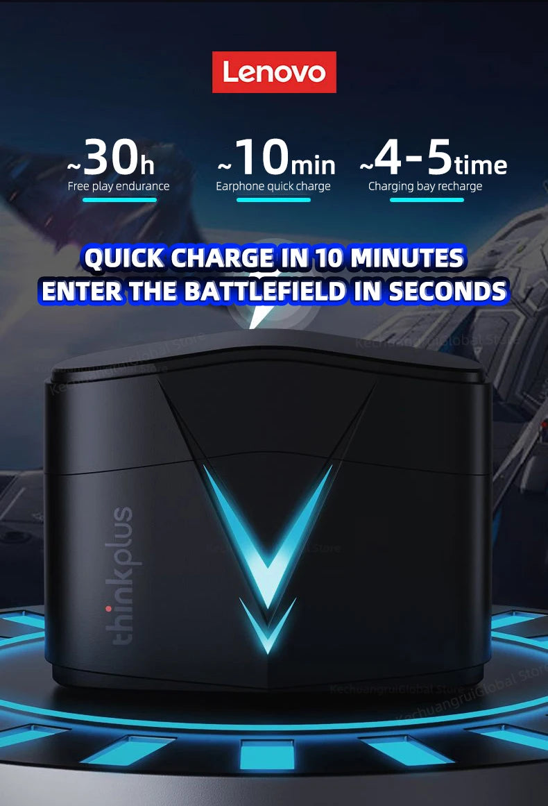 The Buzzy Thinkplus LP6 Wireless Gaming Earbuds - By Lenova