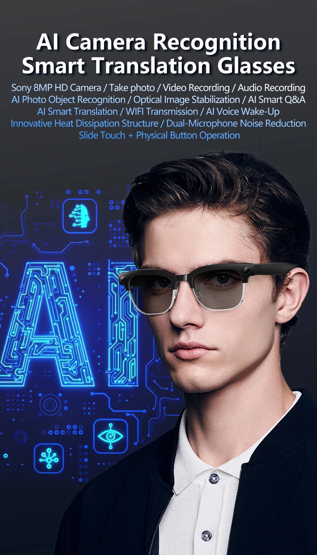 The Buzzy AI Smart Glasses. - By Hi Wego