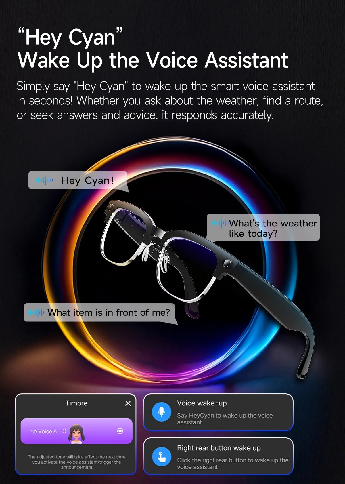 The Buzzy AI Smart Glasses. - By Hi Wego