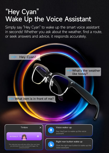 The Buzzy AI Smart Glasses. - By Hi Wego