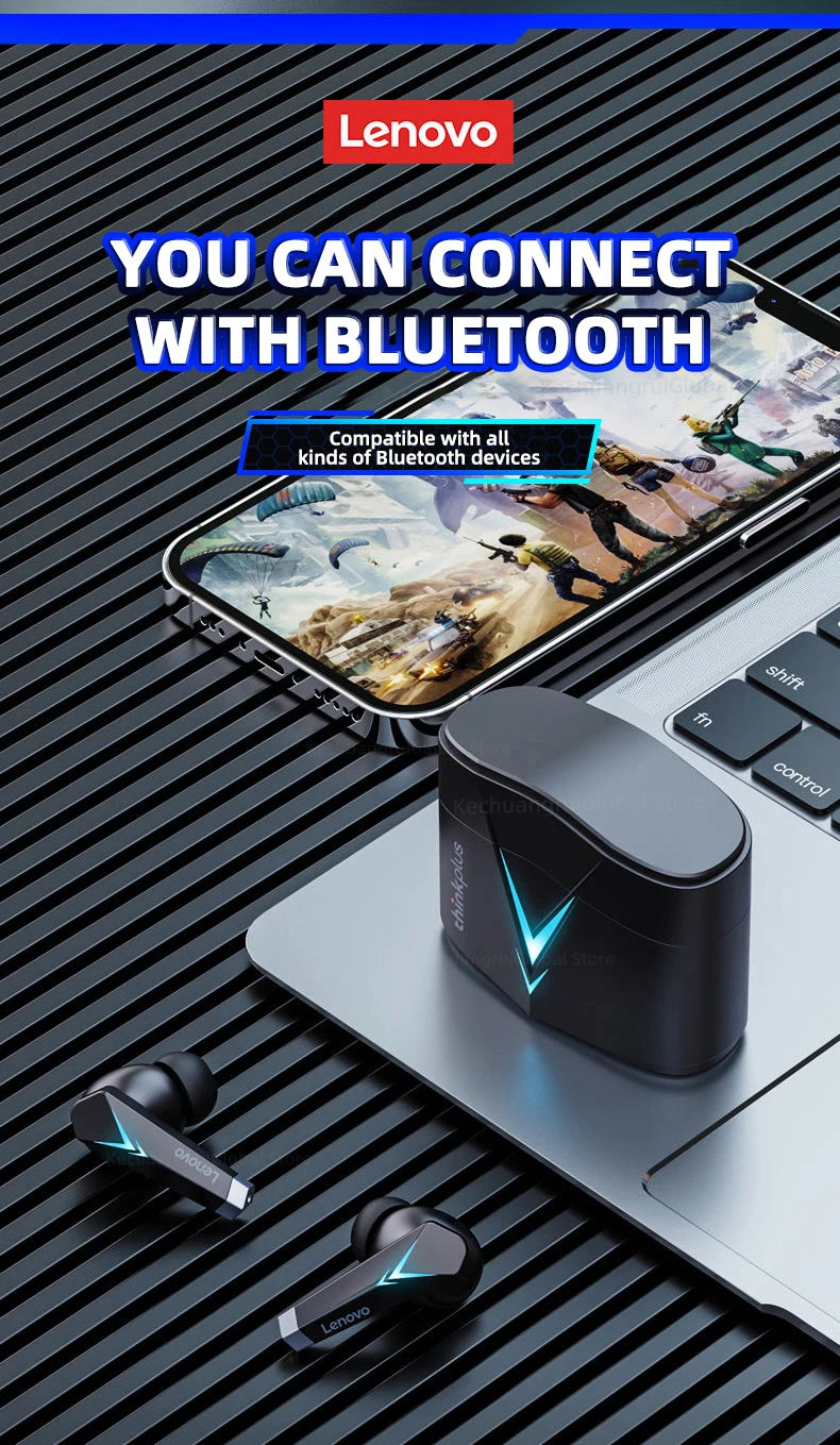 The Buzzy Thinkplus LP6 Wireless Gaming Earbuds - By Lenova