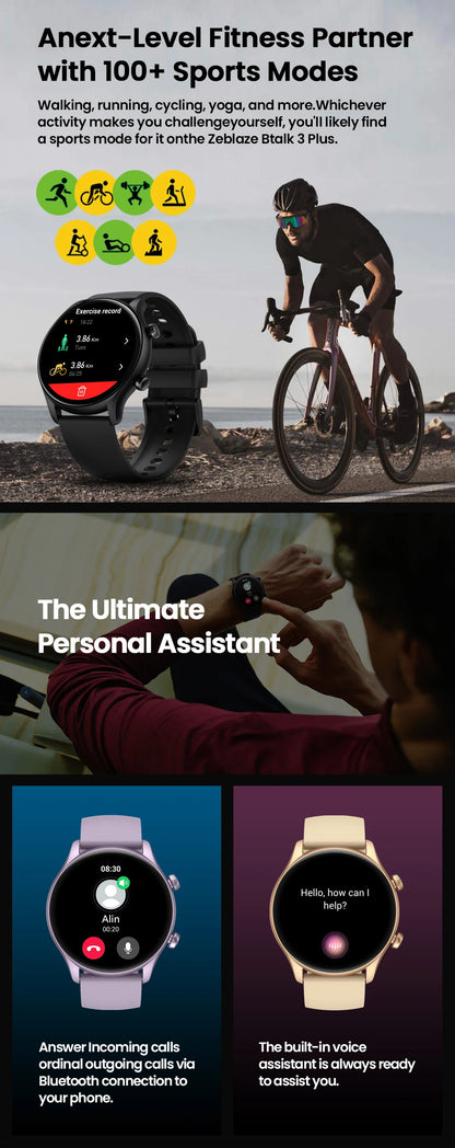 The Buzzy 3 Plus Smartwatch - By Zeblaze