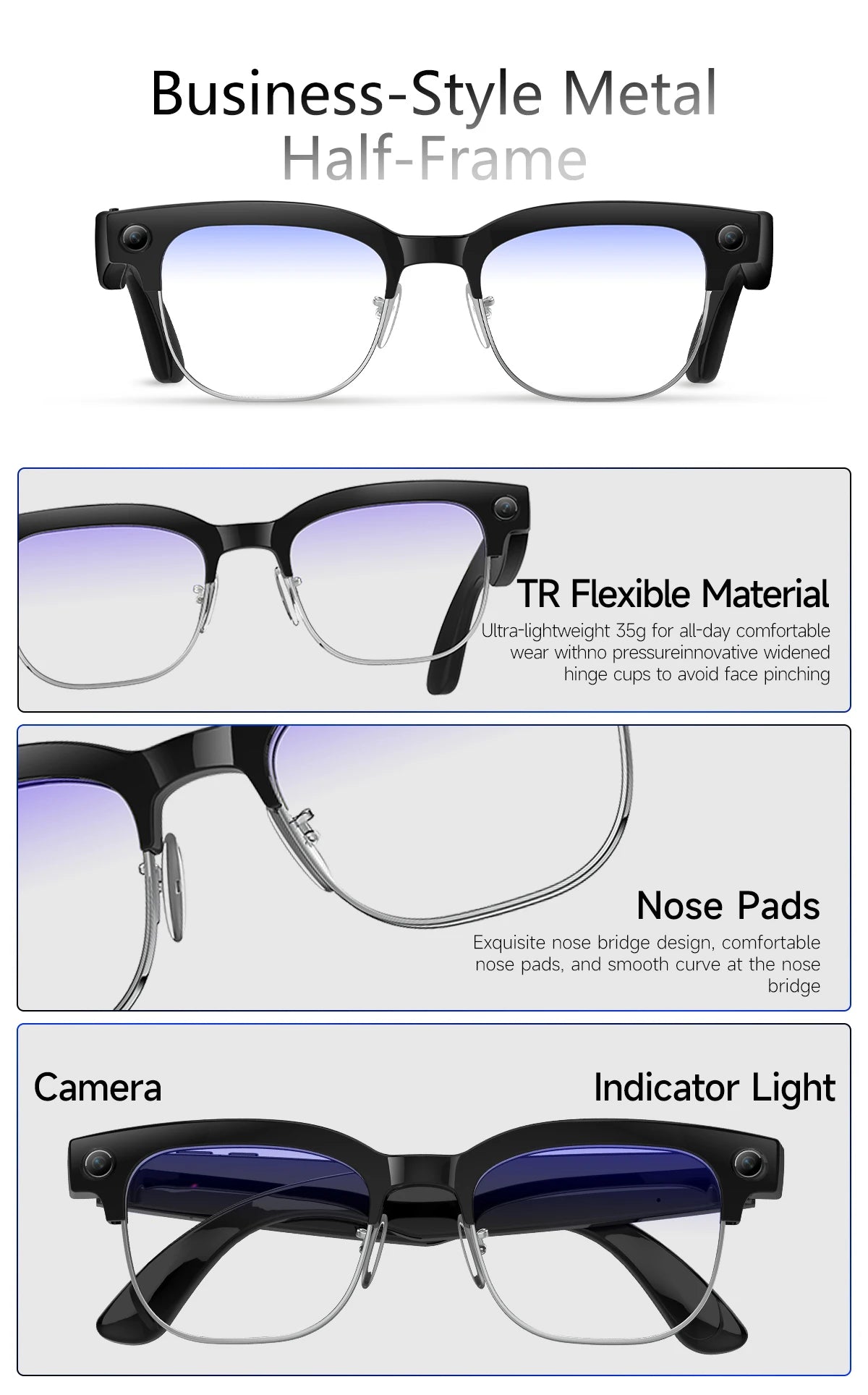 The Buzzy AI Smart Glasses - By Hi Wego