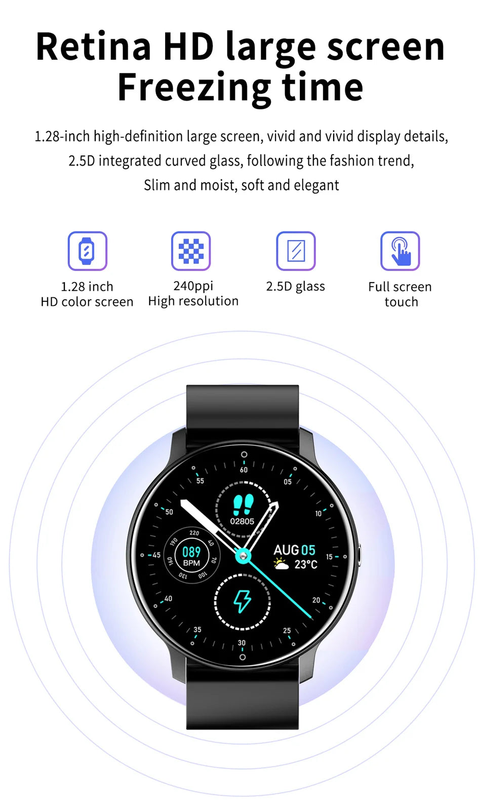 The Buzzy New Mens Smartwatch - By Xiaomi